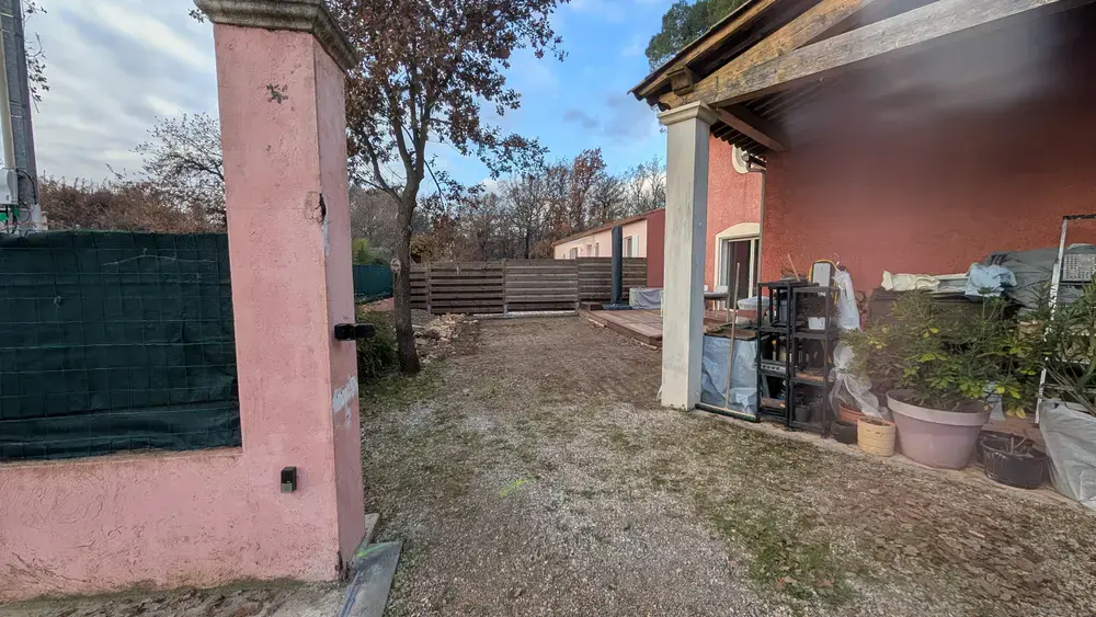 aménagement paysager réalisé près de Draguignan