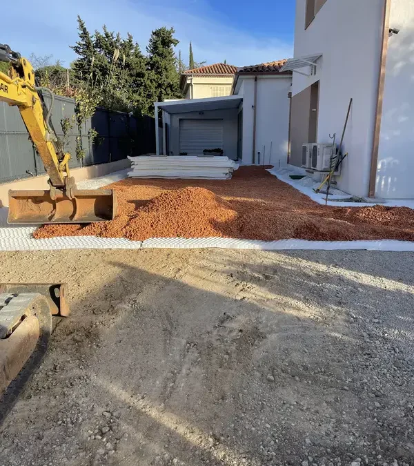 Travaux de terrassement et nivellement de terrain à Draguignan